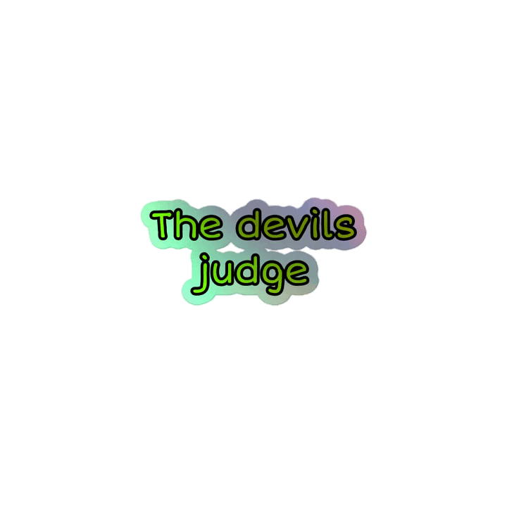 the devils judge sticker product image (1)