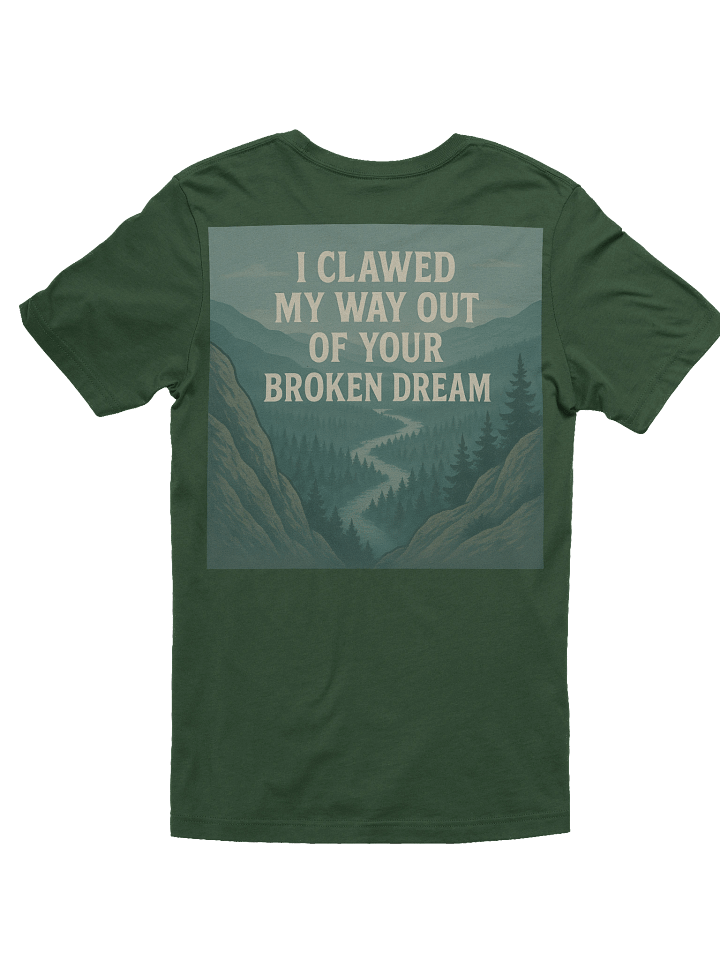 “Broken Dream” Valley Graphic Tee – Forest Fade product image (2)