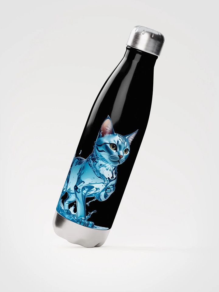 Water Cat #2 Stainless Steel Water Bottle product image (2)