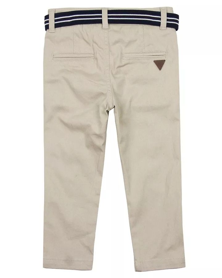 LOSAN Boy's Dress Chino Pants with Belt, Sizes 2-7 product image (2)