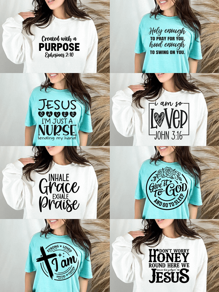 2300 Jesus Christian SVG PNG Bundle product image (2)