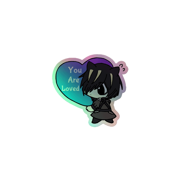 You Are Loved Holographic Sticker product image (1)