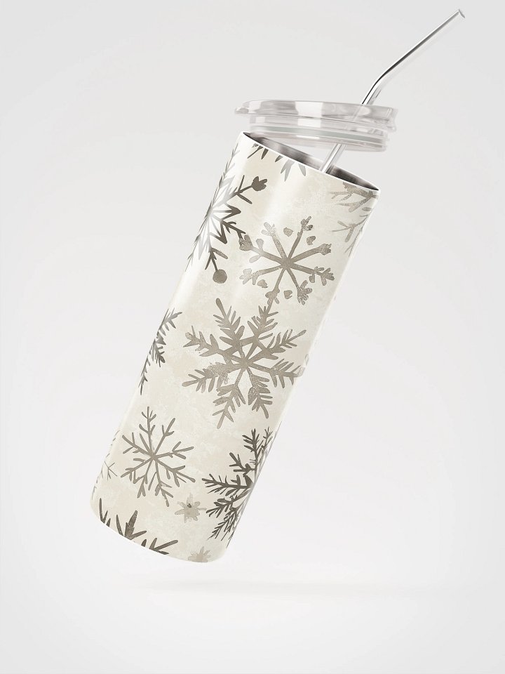 Vintage Snowflakes Stainless Steel Tumbler product image (2)