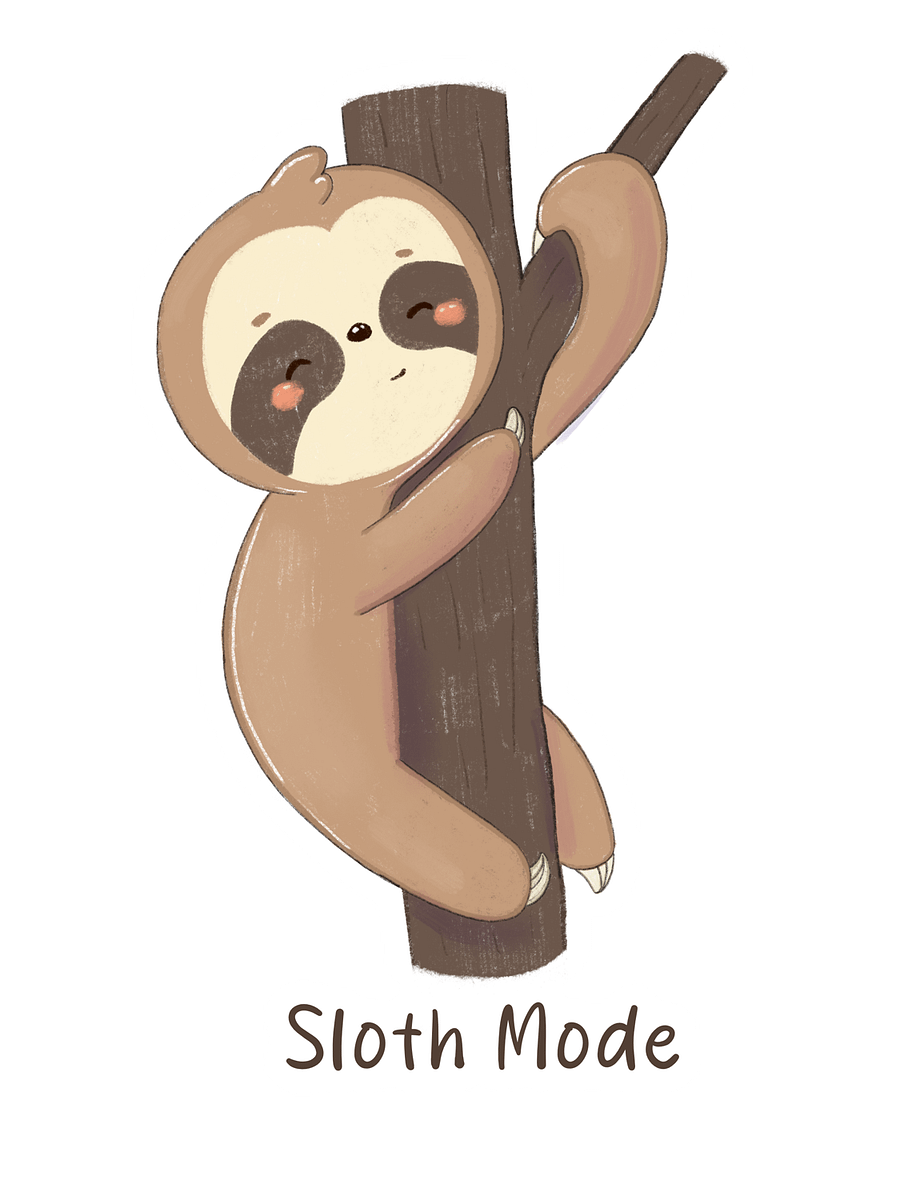 Sloth Mode Sloth Mental Health product image (1)