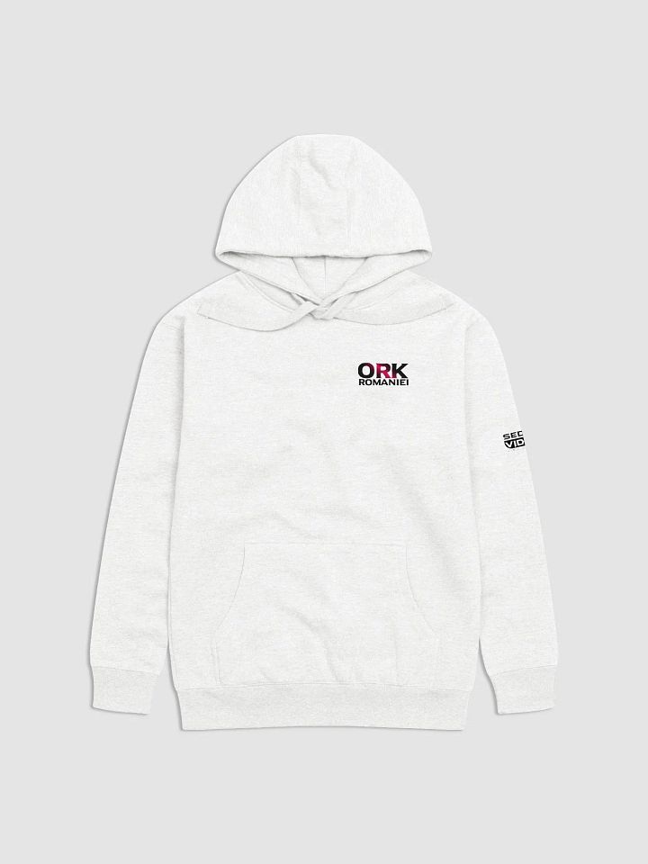 Hanorac Alb Unisex Ork. Romaniei X Alpen Minune V2 Premium Hoodie product image (2)