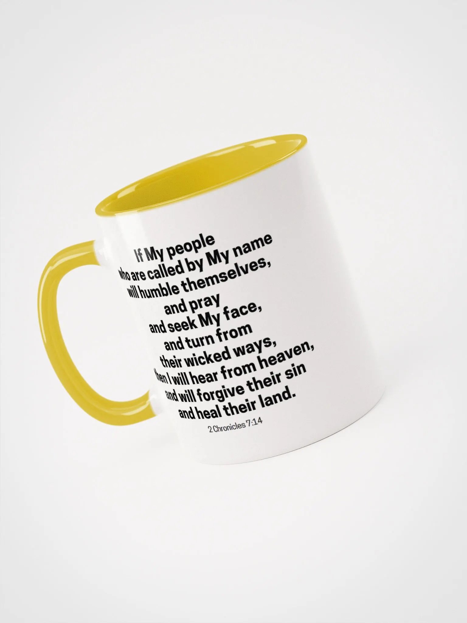 If My People Who Are Called By My Name 2 Chronicles 7:14 Design 2 Two-Tone Mug 11/15oz product image (3)