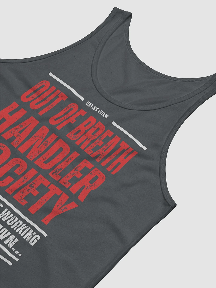 Out of Breath Handler Society - Premium Unisex Tank Top product image (21)