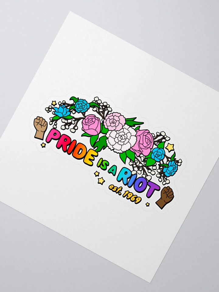 Pride is a Riot Sticker product image (2)