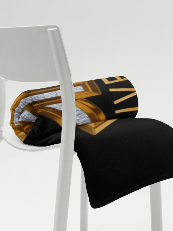 Lucrative Gold Diamonds Black Blanket product image (6)