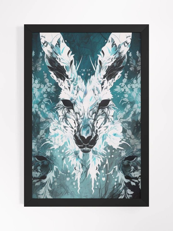 Inkblot Art - Kangaroo Framed Poster Art product image (1)