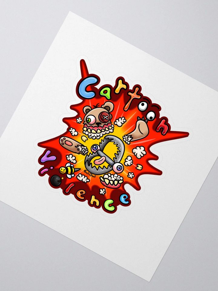 Cartoon Violence Sticker product image (2)