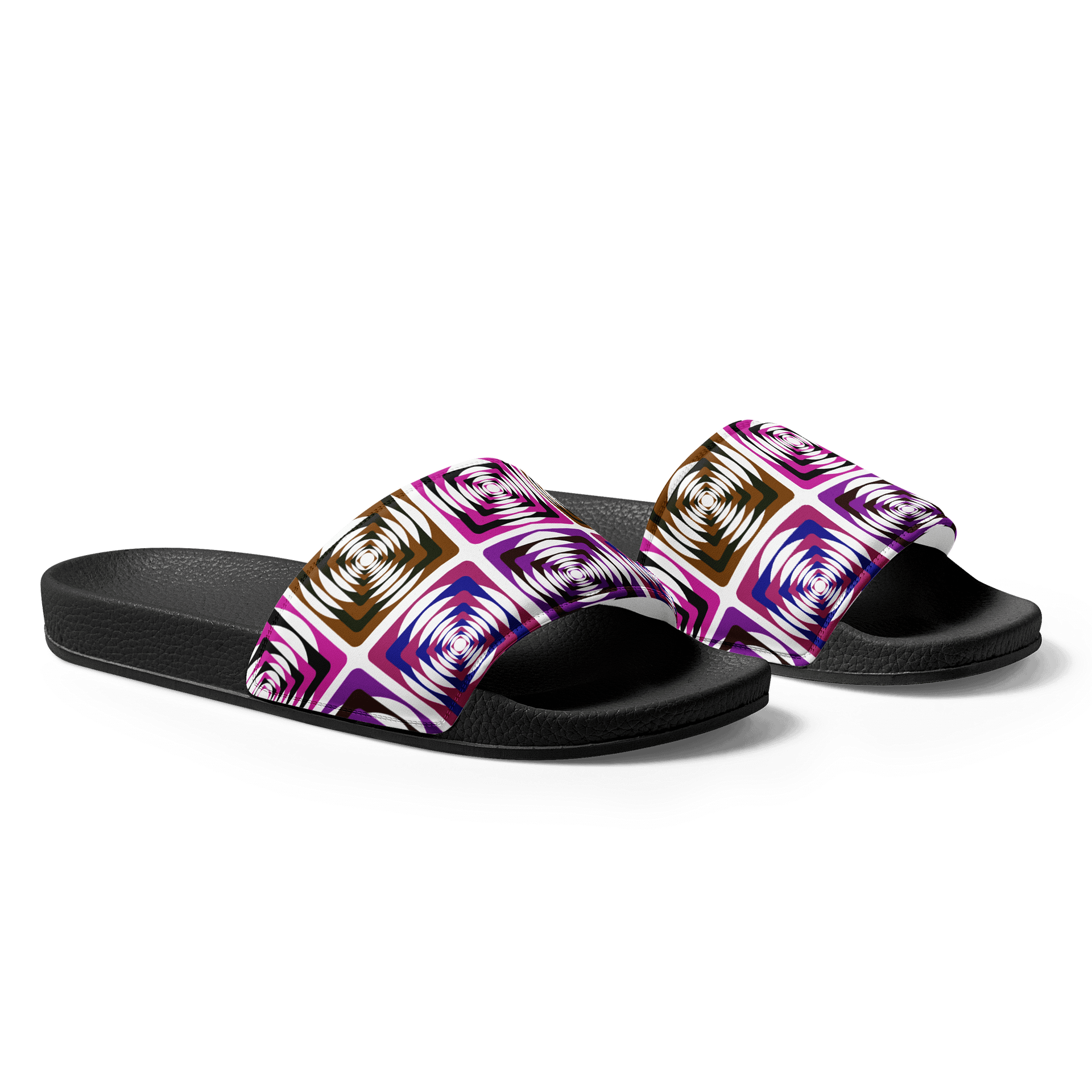 Hypnotic Geometric Women's Slides product image (1)