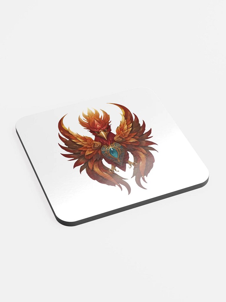 Phoenix Fire Cork Coaster product image (2)
