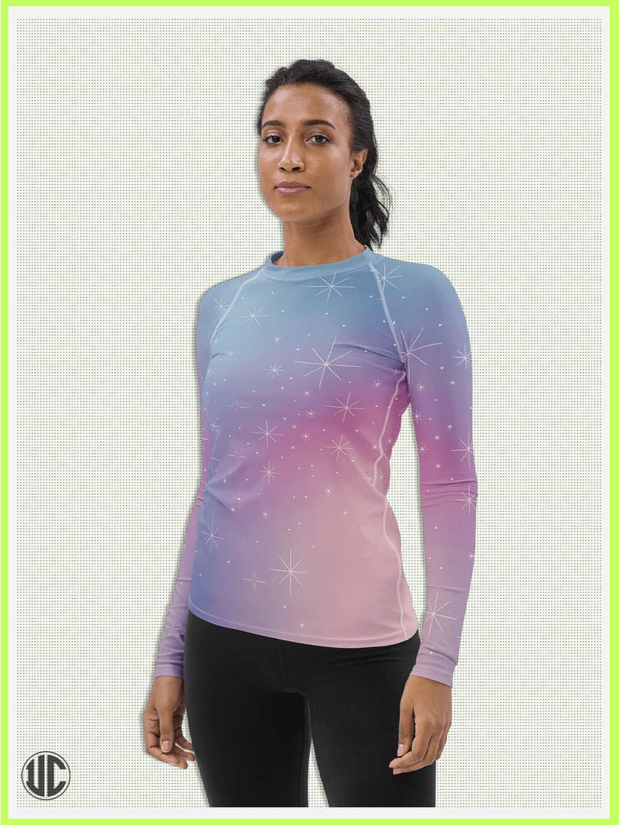 Sunset Constellations – Women’s Rash Guard product image (3)