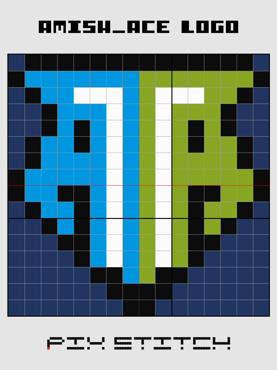 Amish_Ace Logo Pixel Art product image (2)