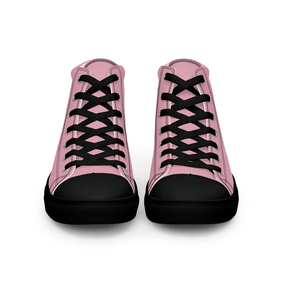 Women's High Top Canvas Shoes OneVamps Pink color product image (5)