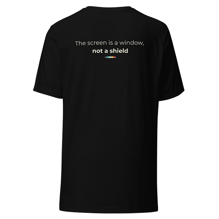 Digital Decency Tee – “Not a Shield” | Anti-Bullying Recycled Blend T-Shirt — Fulfilled in US, EU & UK product image (2)