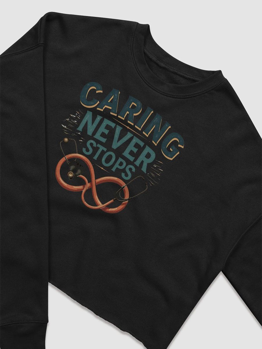 Infinity Caring Women's Crop Sweatshirt product image (7)