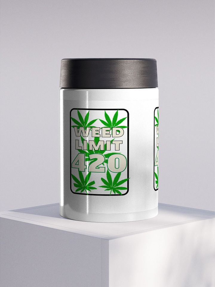 Weed Limit Steel Koozie product image (2)