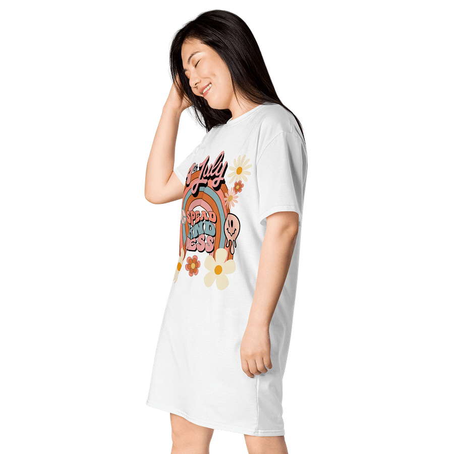 Spread Kindness 4th July T-Shirt Dress product image (3)