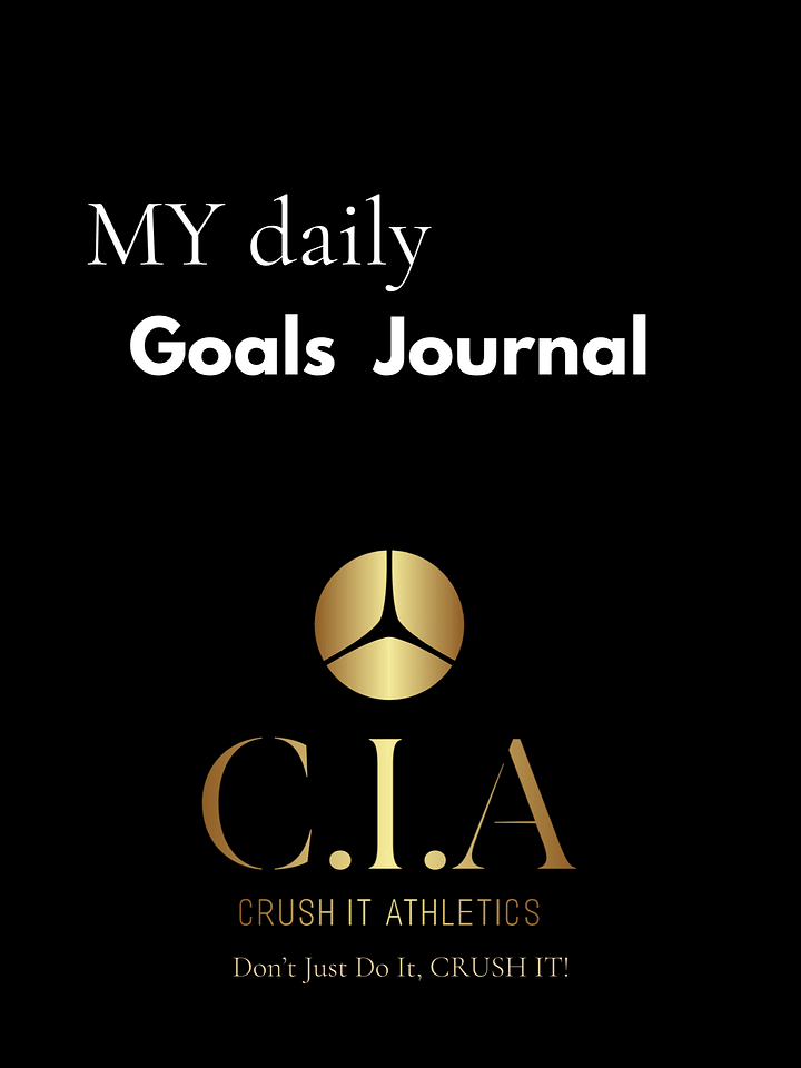 C.I.A Goal Journal product image (1)