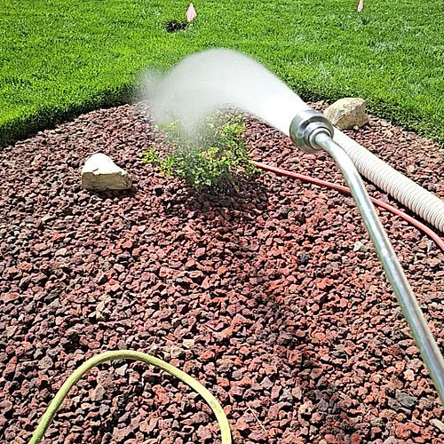 I love watching this @melnorinc RelaxGrip Shower Nozzle in slow mo. This nozzle is fantastic for watering plants and grass!