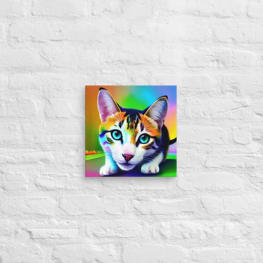 Cute Cat Digital Painting - v14 product image (12)