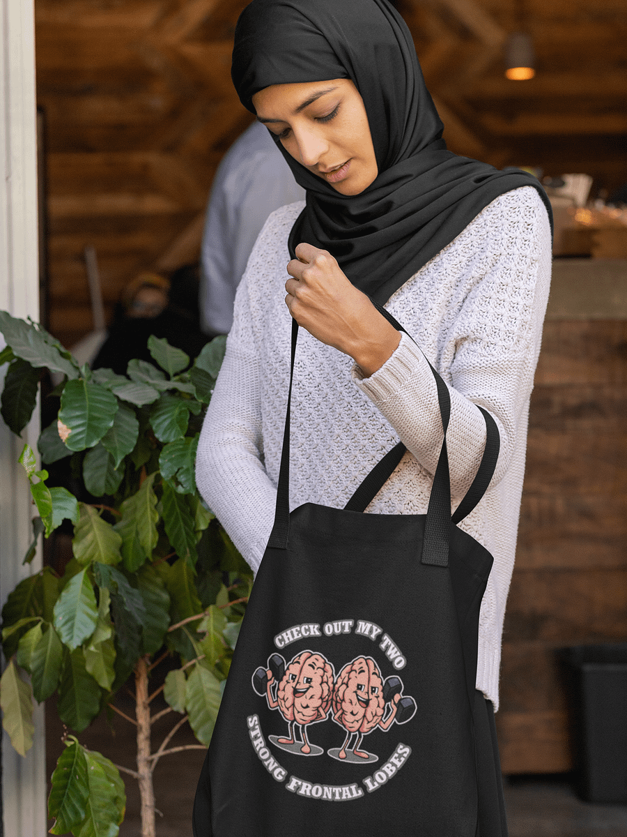 Check Out My Two Strong Frontal Lobes - Eco-Friendly Tote Bag product image (1)