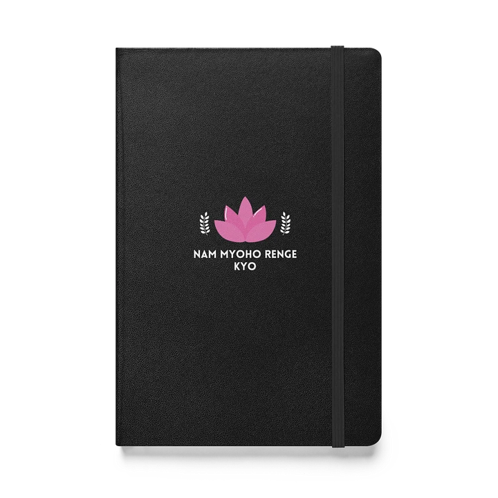 Hardcover Bound Notebook | Lotus Flower & Nam Myoho Renge Kyo product image (1)