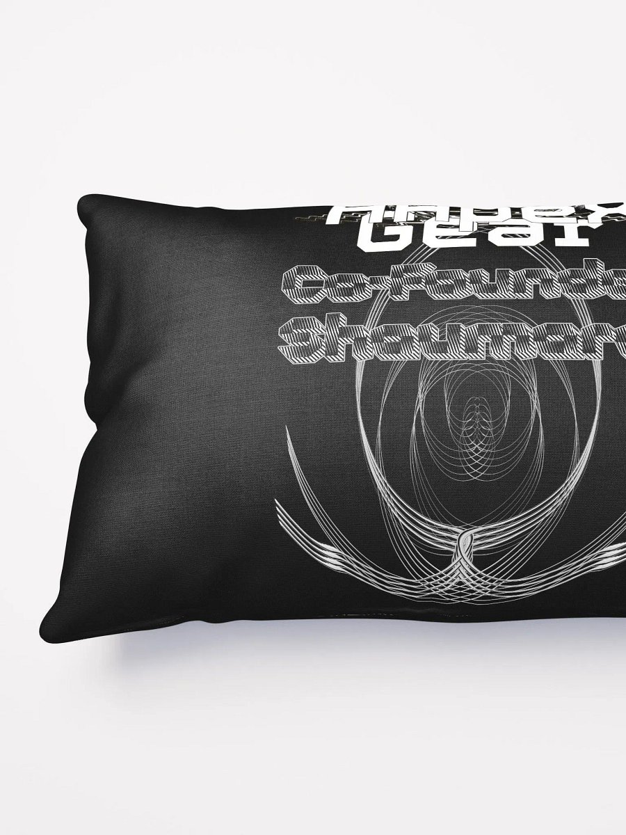 Basic Pillow - Black - Co Founder Shaumarai - White HApex Gear White Logo product image (3)