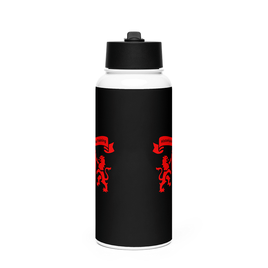 Red HACT logo Water Bottle with Straw product image (2)