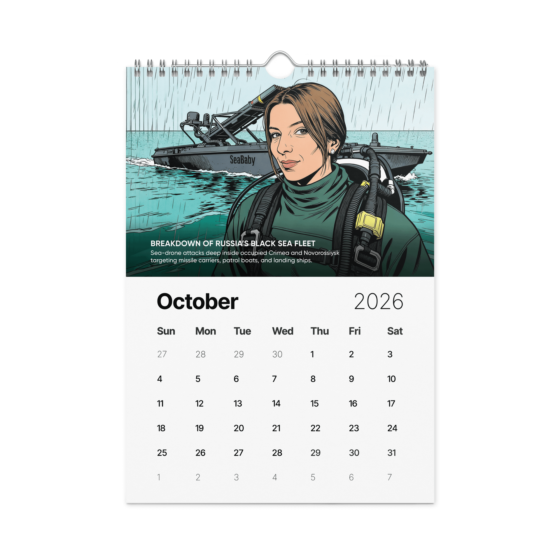 Anna's Calendar 2026 (MON or SUN Edition) product image (11)