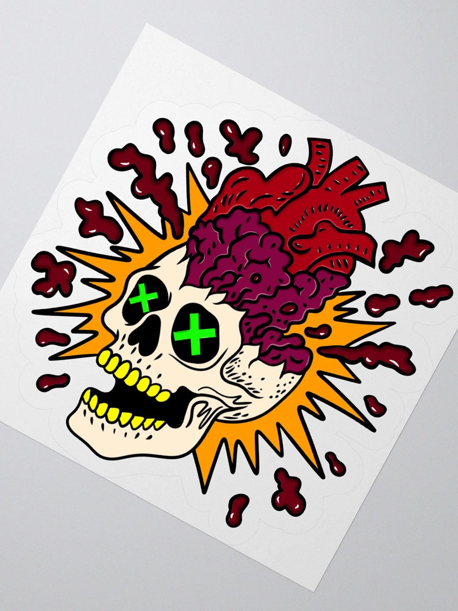 Cross My Heart Kiss Cut Stickers product image (4)