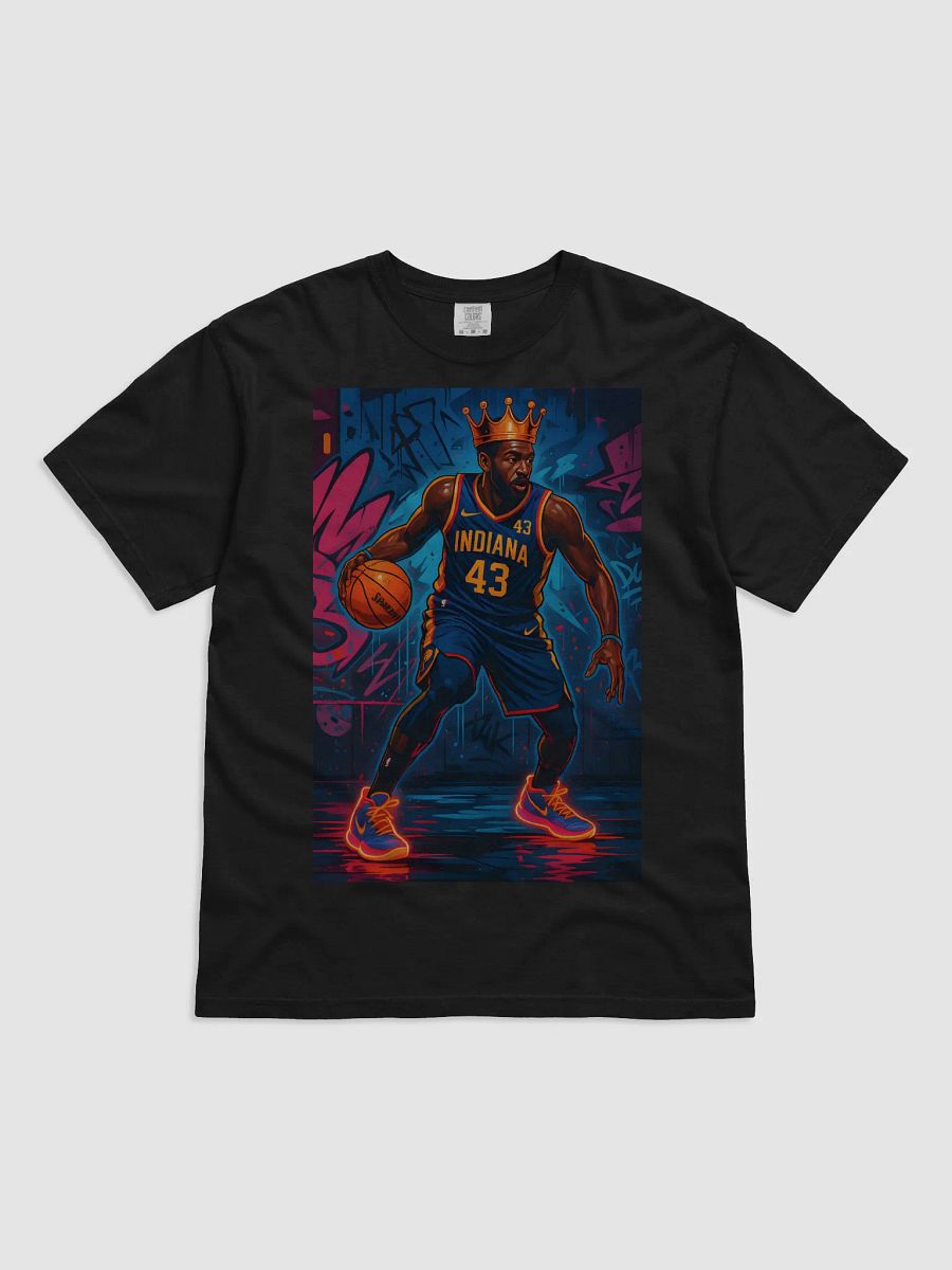 Crowned Street King | Neon Basketball Warrior Art product image (1)