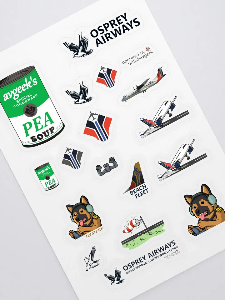 British Avgeek Sticker Pack product image (1)