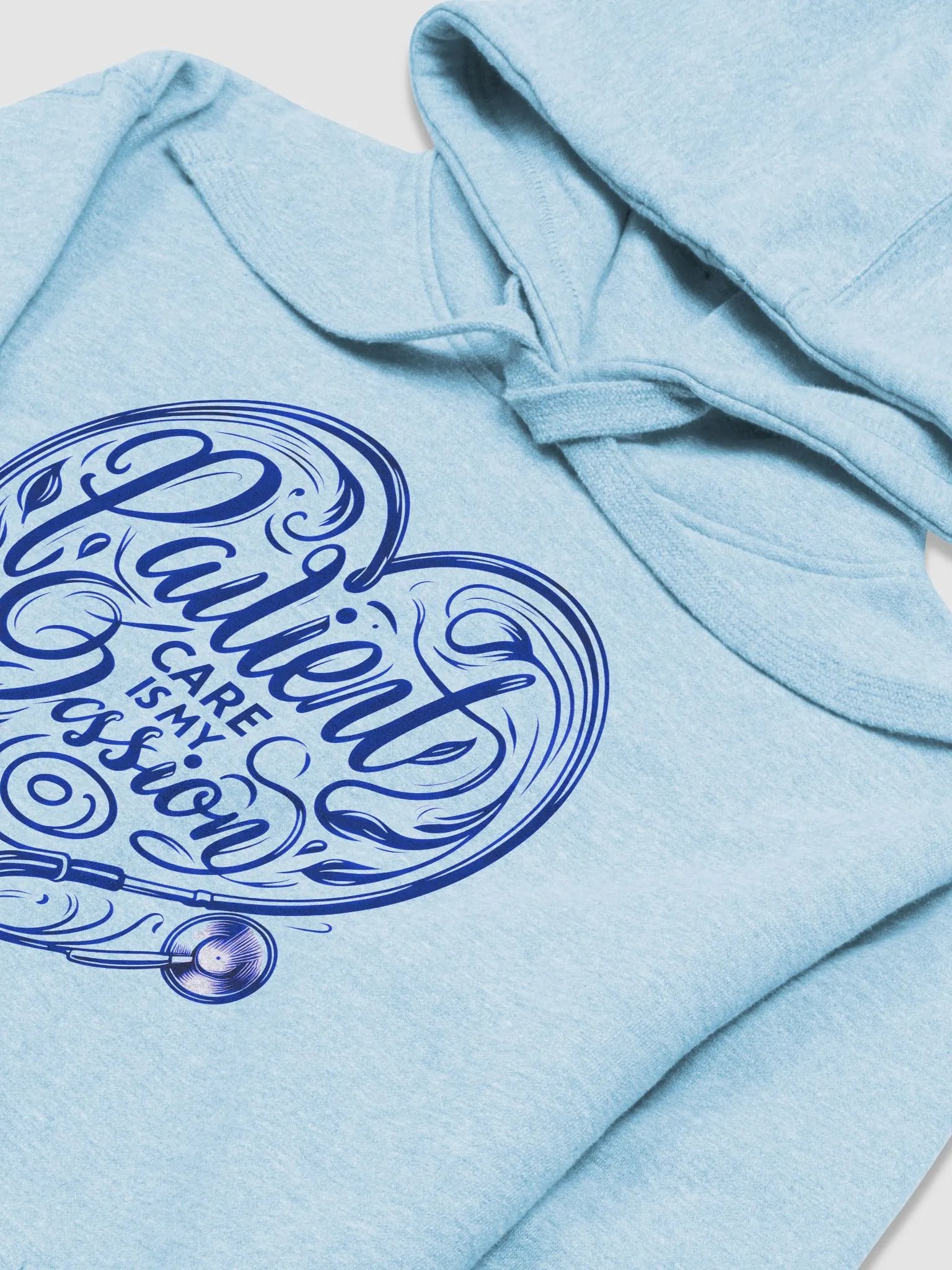 Passion Heart Blue Hoodie product image (15)