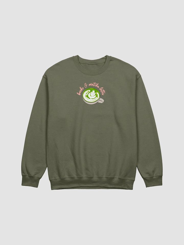 Books and Matcha Lattes Crewneck Sweatshirt product image (6)