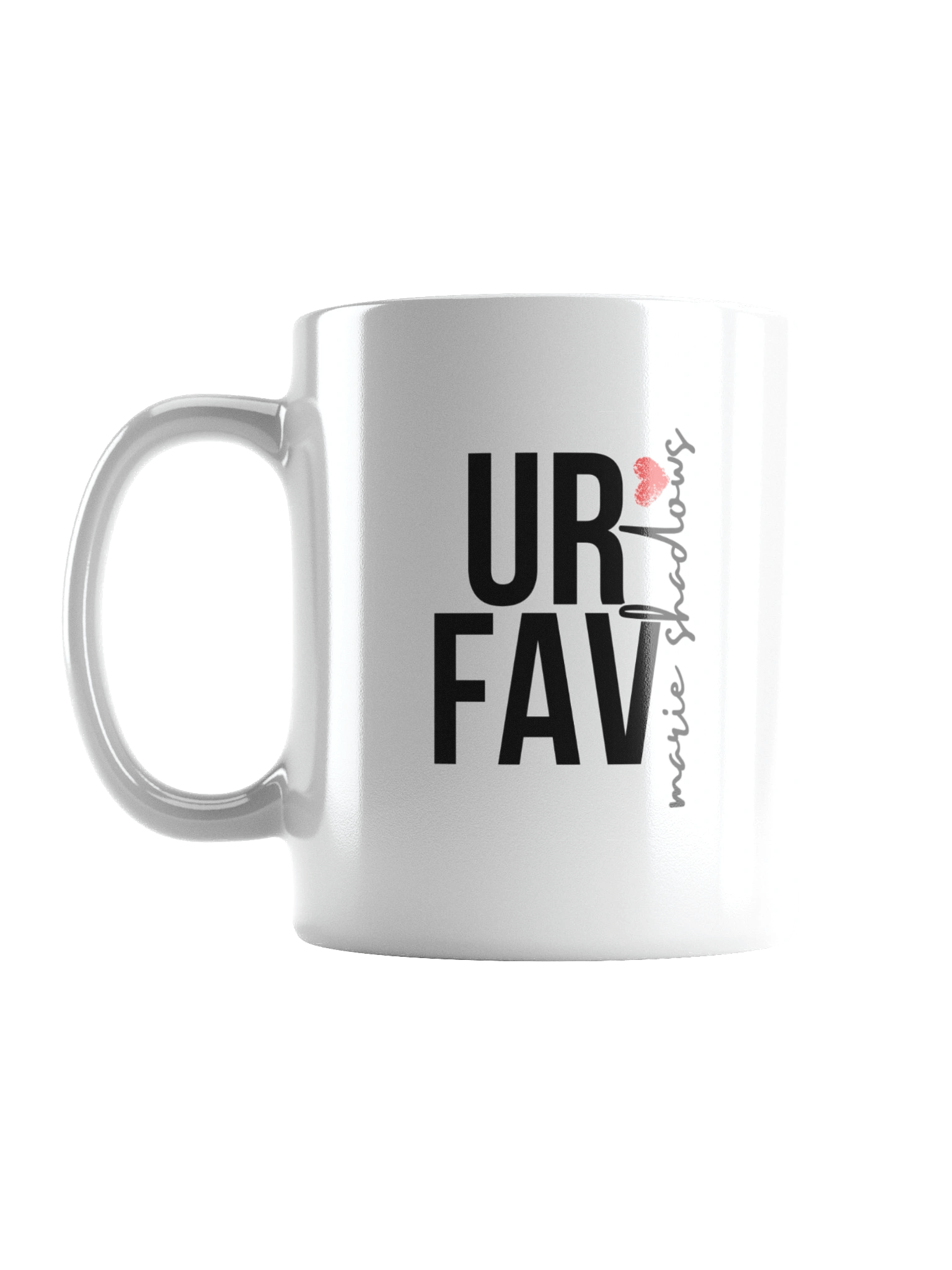 Ur Fav Marie Shadows White Glossy Mug product image (3)