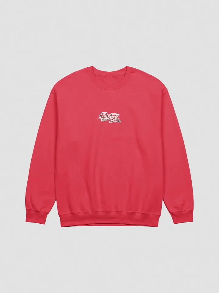 Bubbly and a B*tch embroidered crewneck (monochrome red) product image (2)