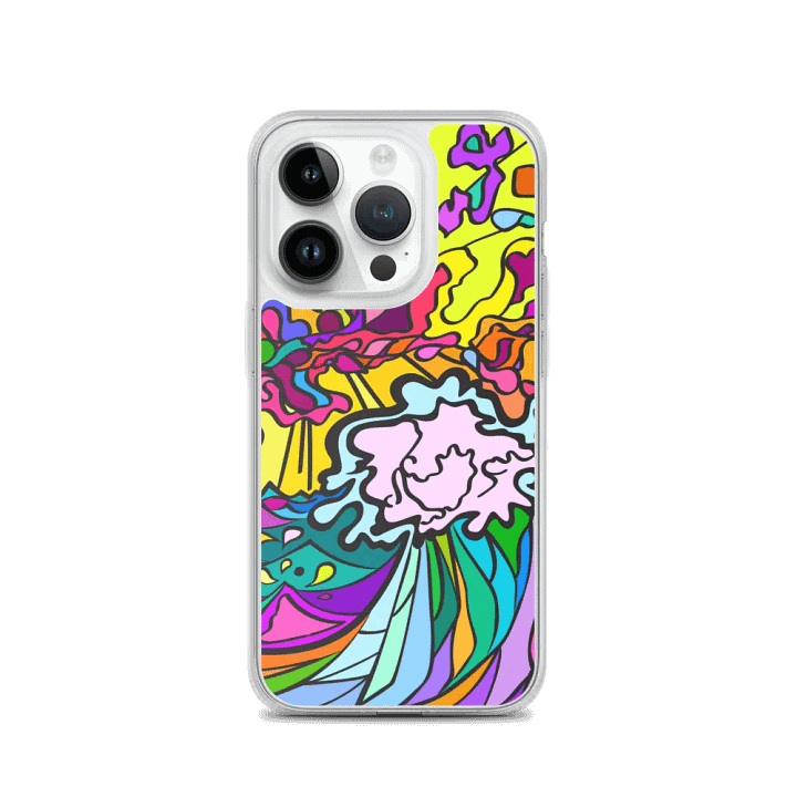 Psychedelic Dreams iPhone® Case – Wave at Sunset product image (1)