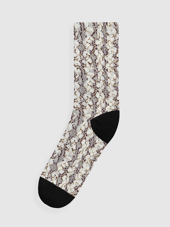 Beige Snake Skin Socks product image (1)