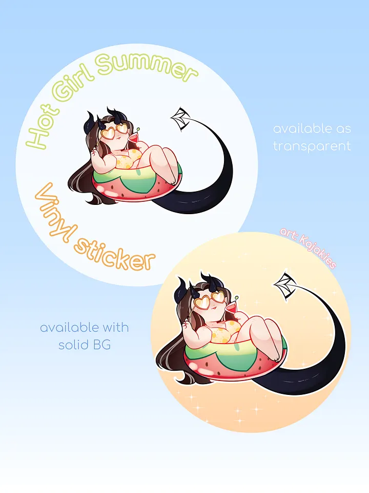 Hot Girl Summer Sticker product image (1)
