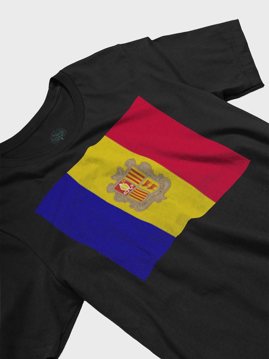 Exclusive Andorra Flag Unisex T-Shirt by Graphic Grove product image (5)