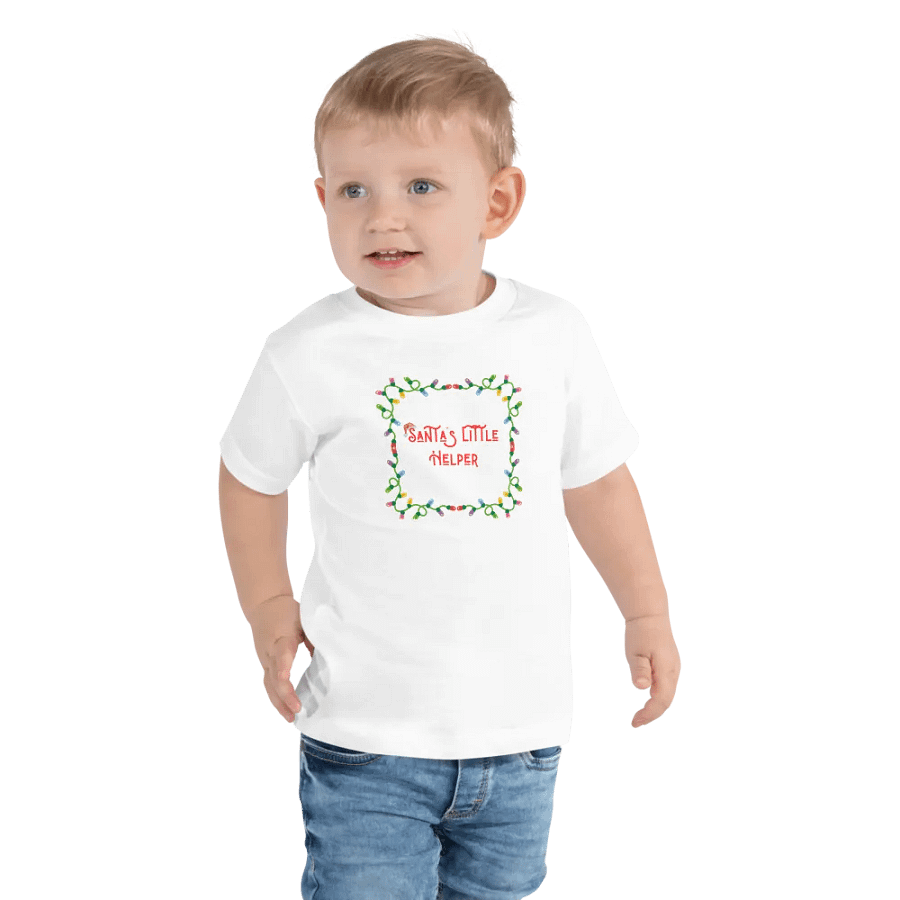 Santa's Little Helper Toddler T-Shirt product image (4)