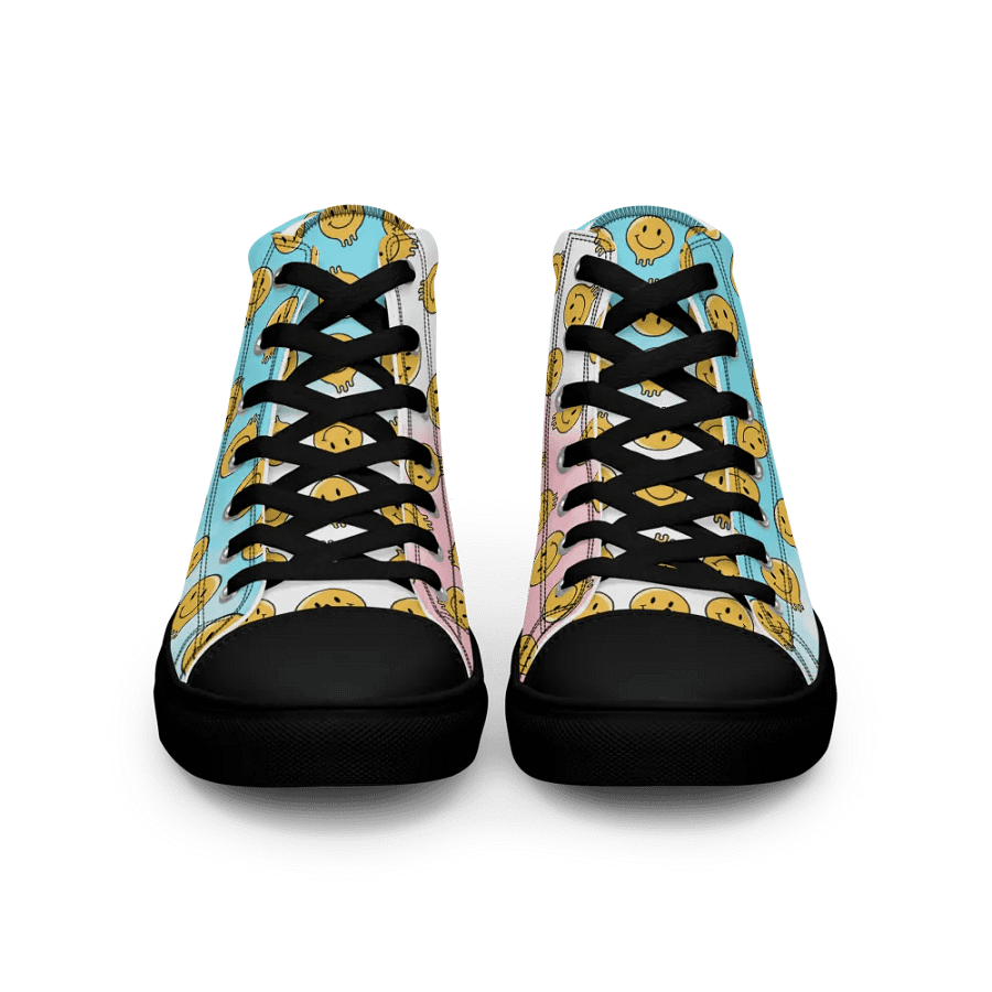 Make me smile - Women's High Top Canvas Shoes product image (3)