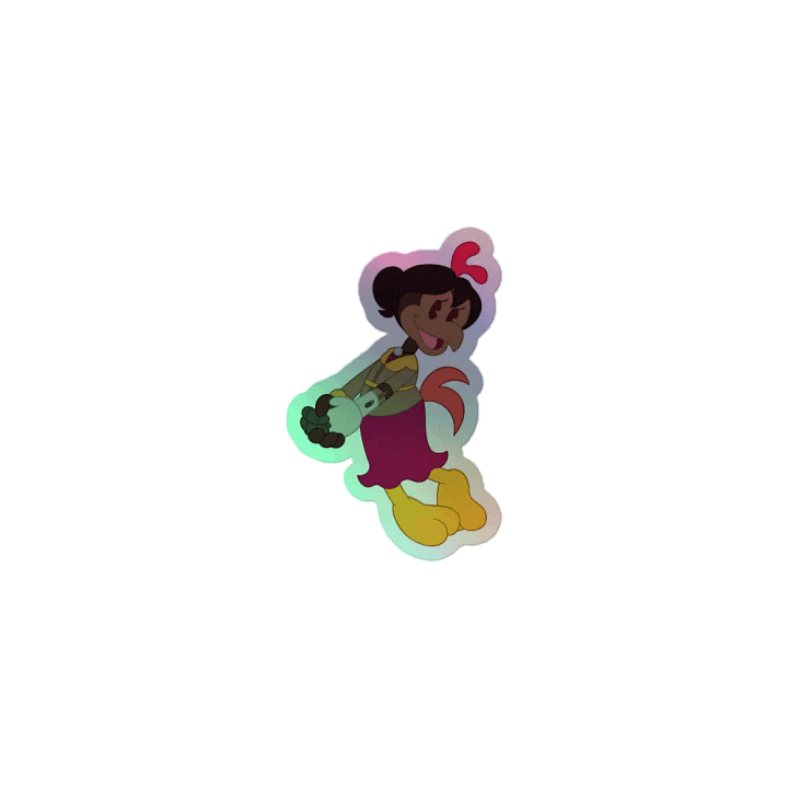 Chelsai Chicken Holographic Sticker product image (1)