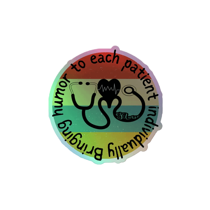 Bringing humor to each patient individually Holographic Sticker Set product image (2)