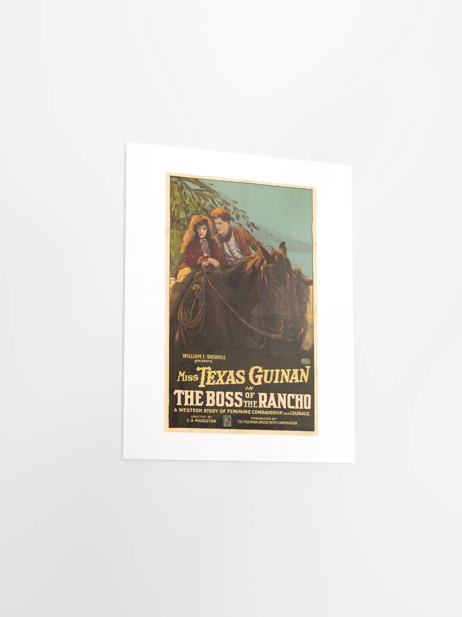 The Boss of the Rancho (1918) Poster - Print product image (9)