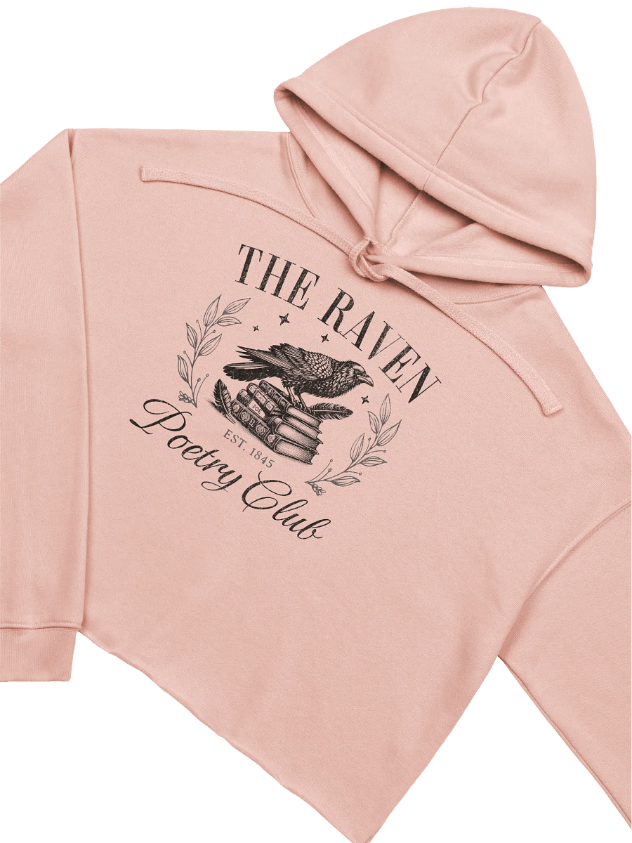 poetry club cropped hoodie product image (3)