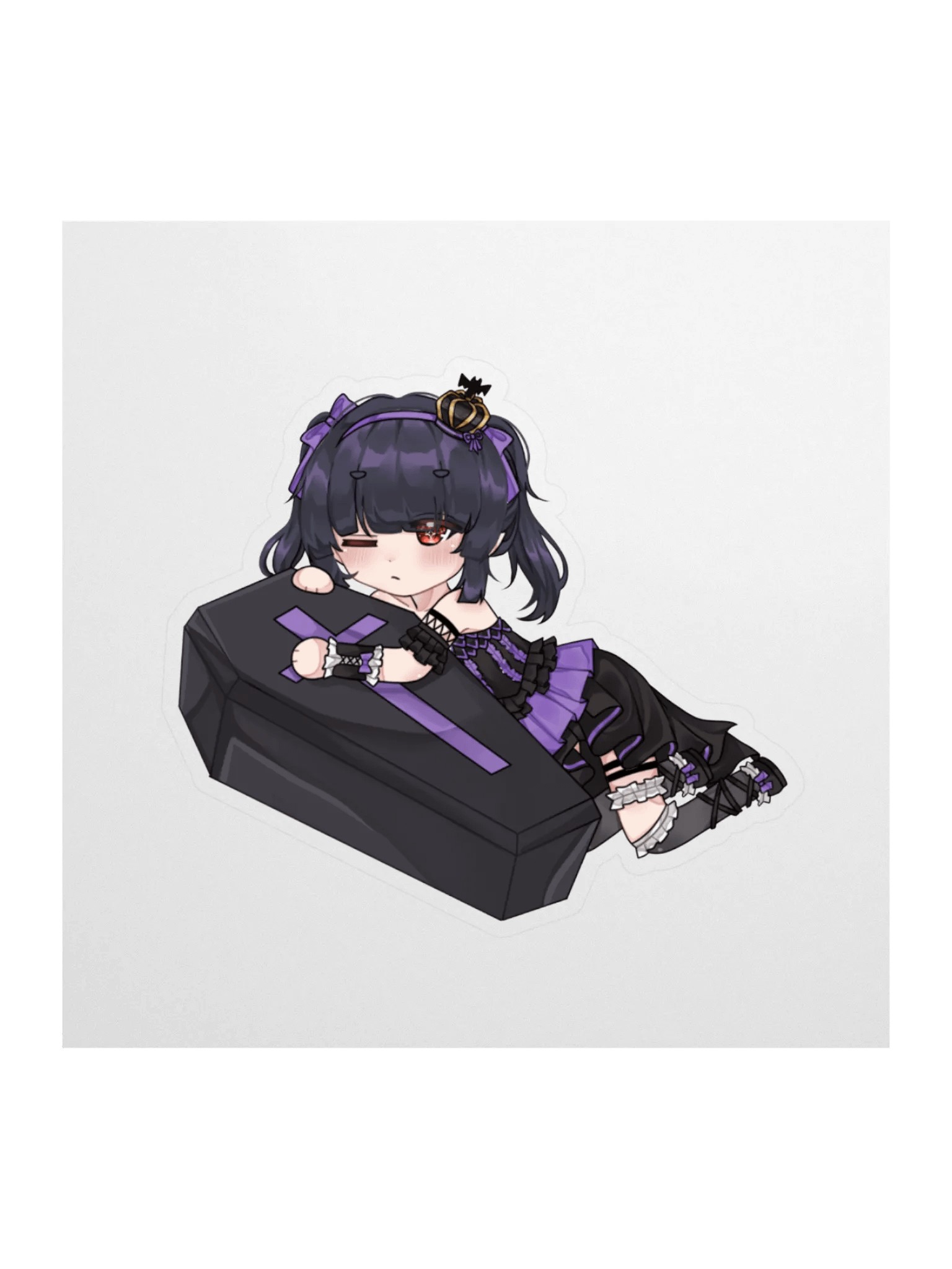 Princess Bampy Coffin Hugger Stickers product image (1)